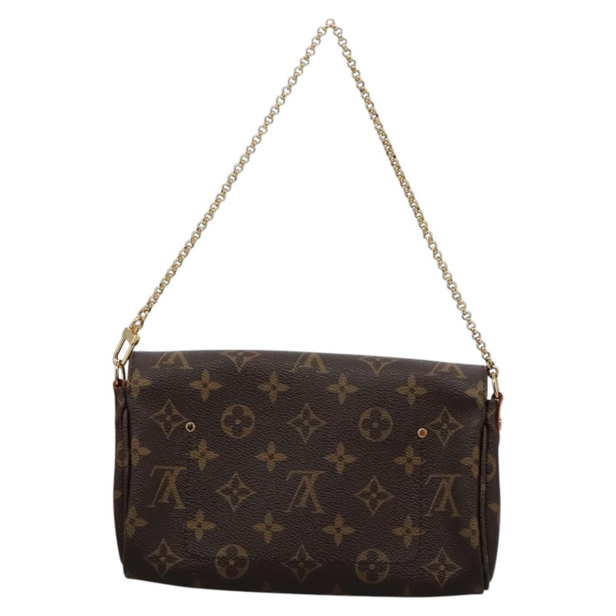 Louis Vuitton Favorite Handbag Monogram Canvas, BROWN, CANVAS, Shoulder bag