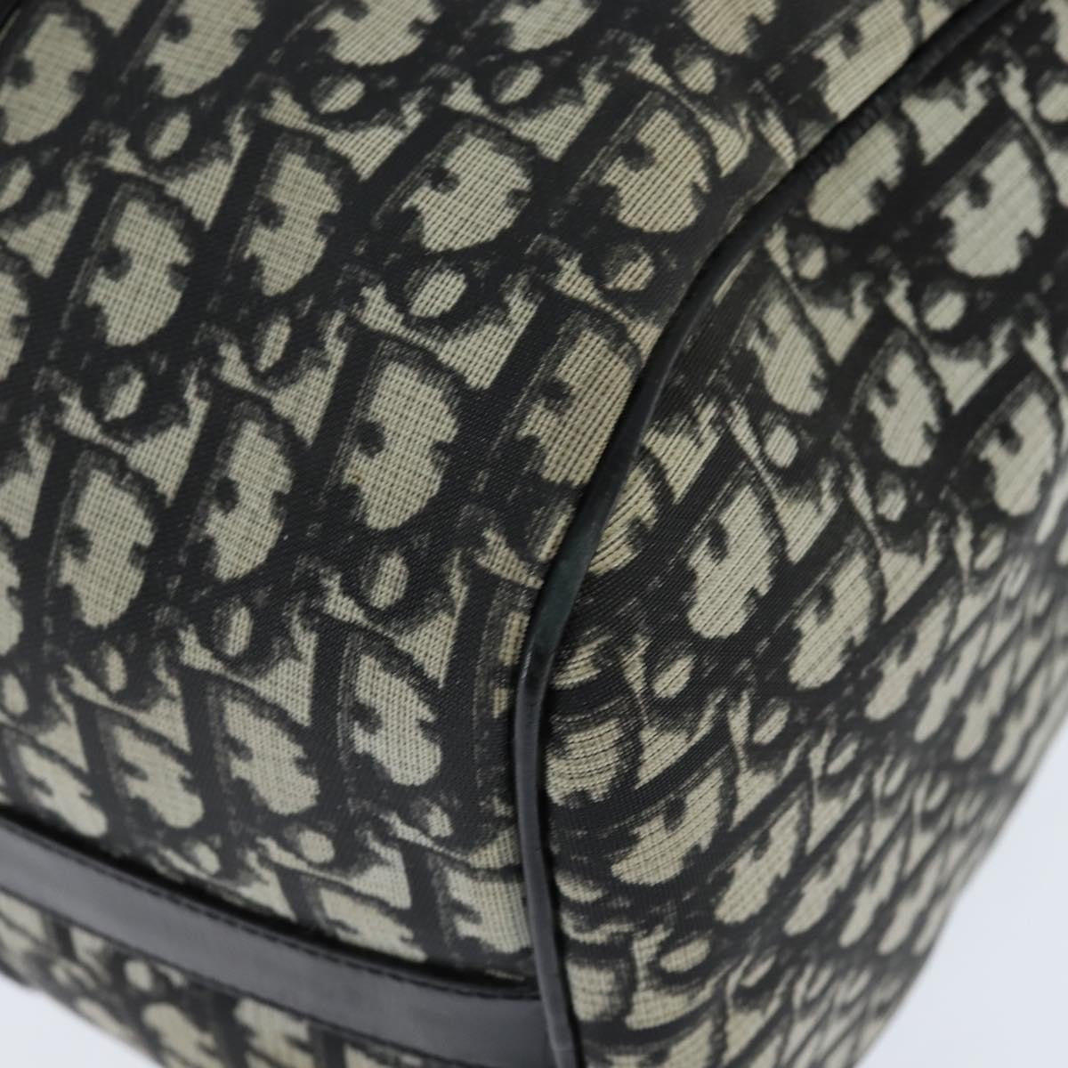 Christian Dior Vintage Trotter Boston Bag Diorissimo Canvas, BLACK, CANVAS, Handbag