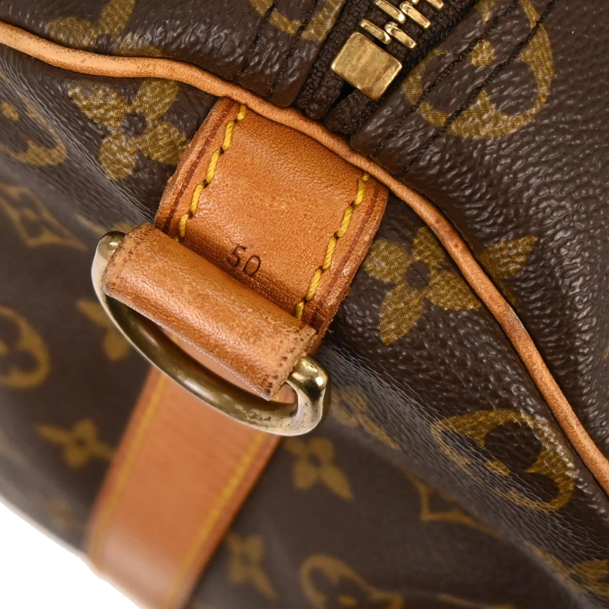 Louis Vuitton Keepall Bandouliere Bag Monogram Canvas, BROWN, CANVAS, Travel bag