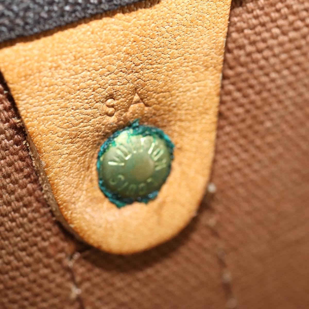 Louis Vuitton Keepall Bag Monogram Canvas, BROWN, CANVAS, Travel bag
