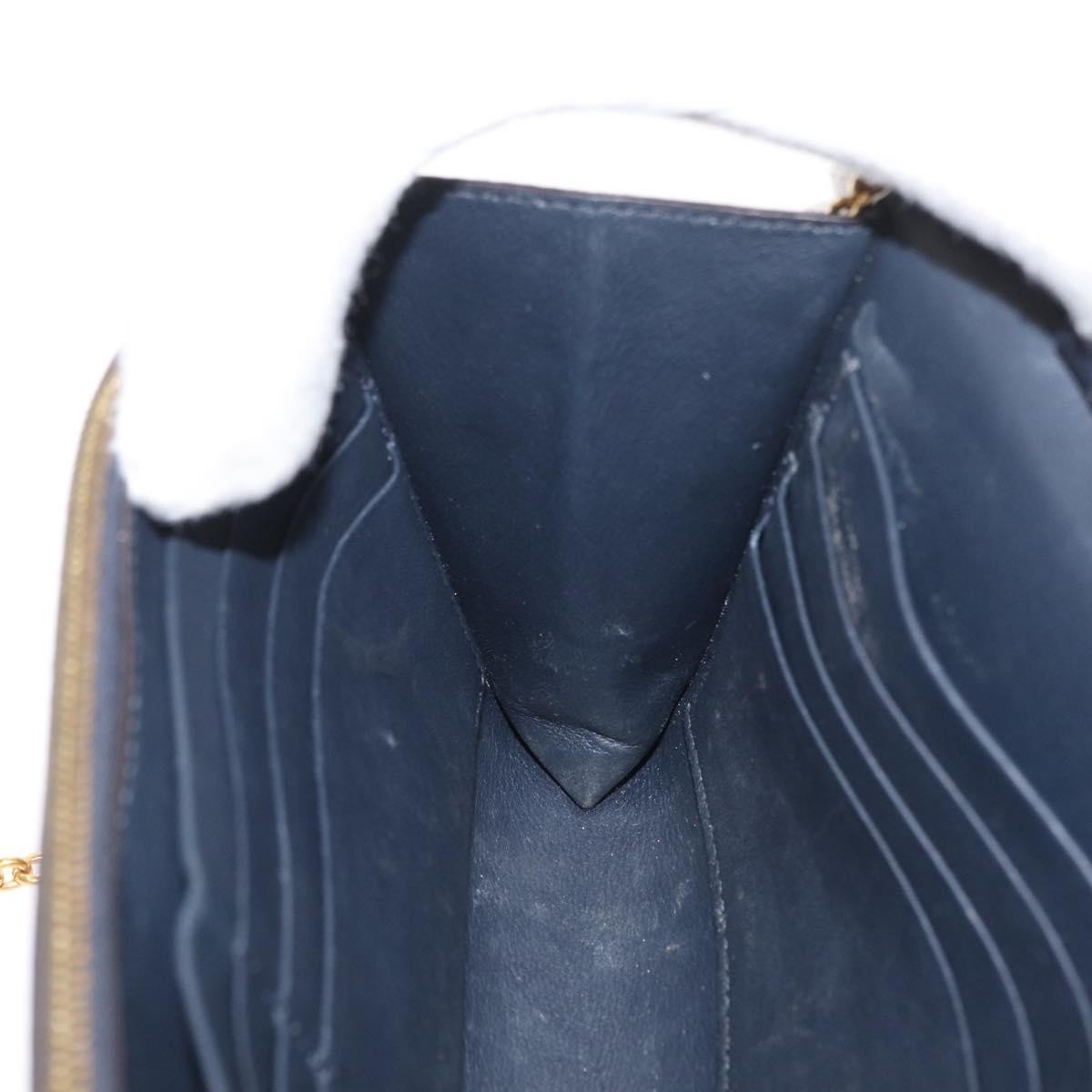 Celine Pocket Envelope Wallet on Chain Leather, MULTICOLOUR, LEATHER, Clutche & pouche