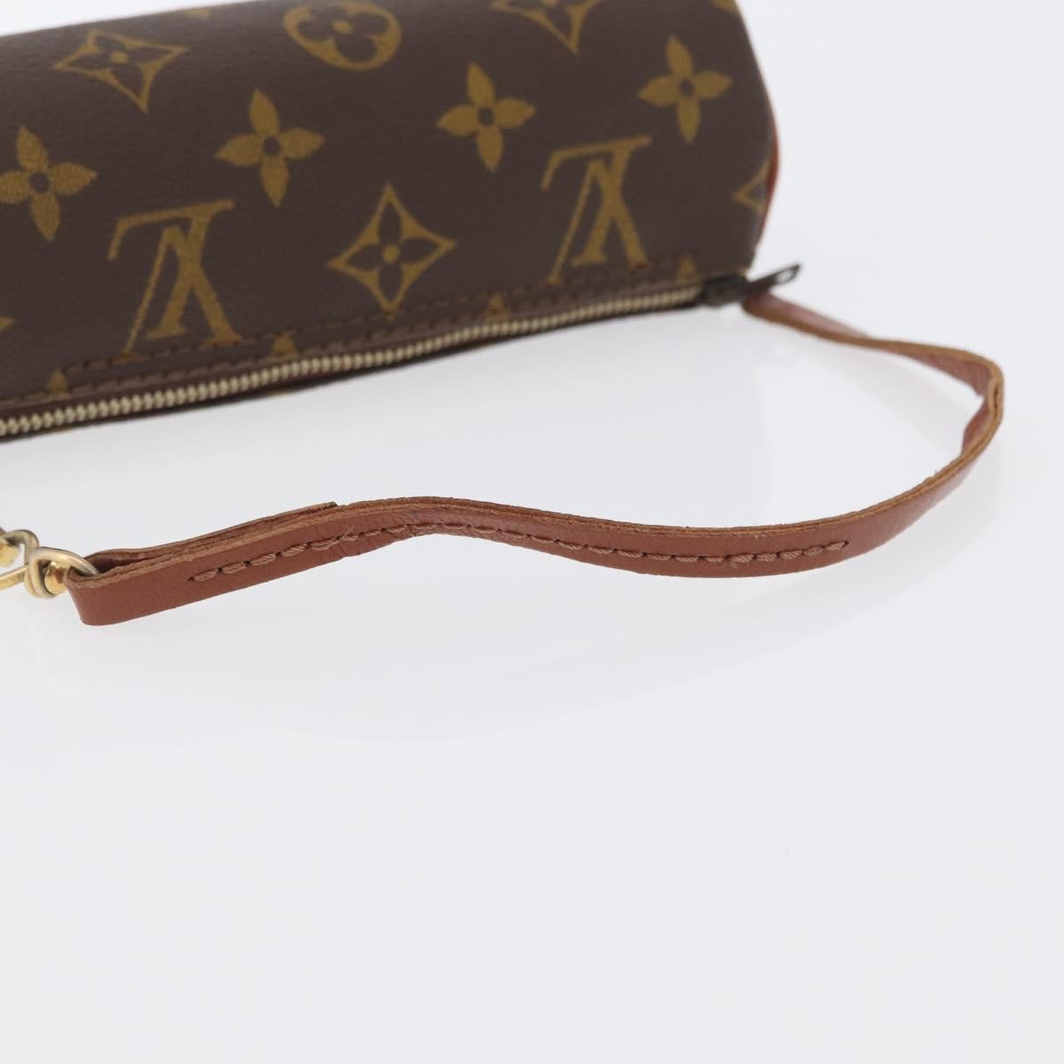 Louis Vuitton Papillon Pochette Monogram Canvas, BROWN, CANVAS, Clutche & pouche