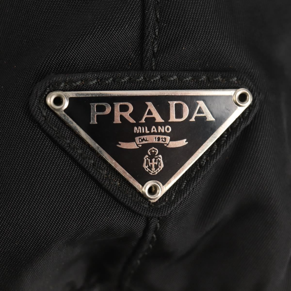 Prada Vintage Handbag Tessuto, BLACK, NYLON, Handbag