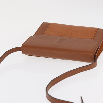 Burberry Vintage Shoulder Bag Leather, BROWN, LEATHER, Shoulder bag
