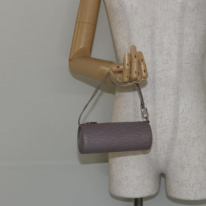 Louis Vuitton Soufflot Pochette Epi Leather, PURPLE, LEATHER, Clutche & pouche
