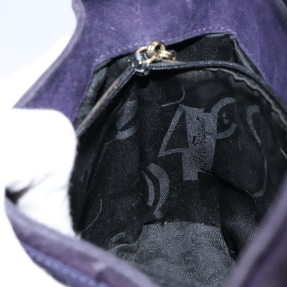 Salvatore Ferragamo Vara Bow Top Handle Bucket Bag Suede, PURPLE, SUEDE, Handbag
