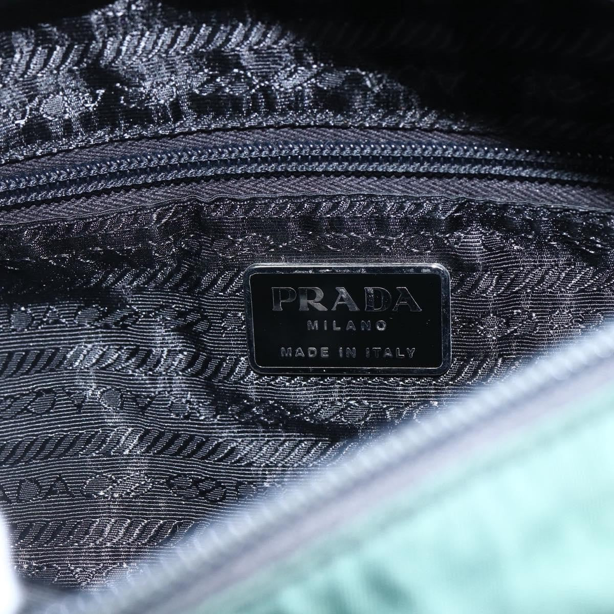 Prada Vintage Tote Tessuto, GREEN, NYLON, Tote bag