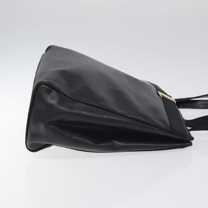 Salvatore Ferragamo Vintage Vara Bow Tote Lizard Embossed Leather, BLACK, LEATHER, Tote bag