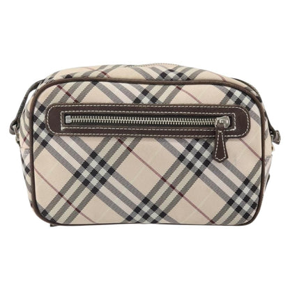 Burberry Nova Check Blue Label Nylon, BEIGE, NYLON, Shoulder bag