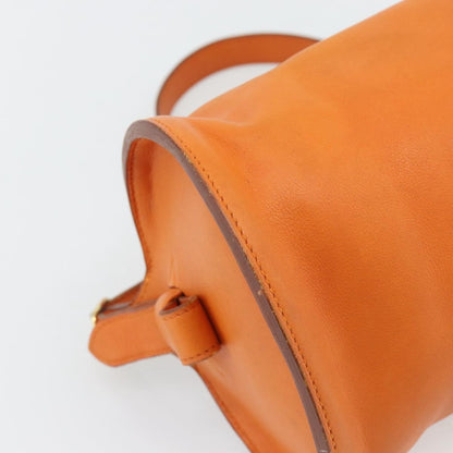 Hermes Sac Doremi Bag Leather, Orange, Leather, Shoulder Bag