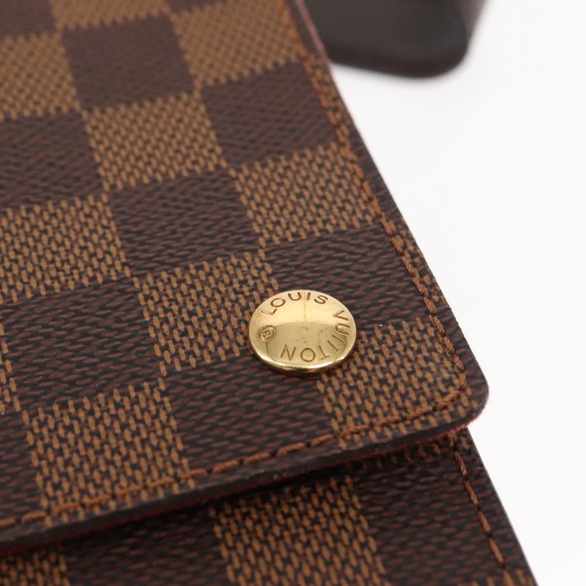 Louis Vuitton Portobello Messenger Damier, Brown, Canvas, Shoulder Bag