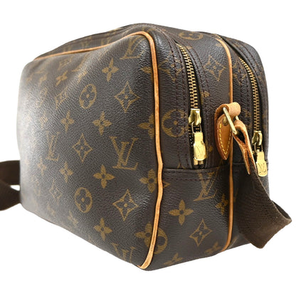 Louis Vuitton Reporter Bag Monogram Canvas, BROWN, CANVAS, Shoulder bag