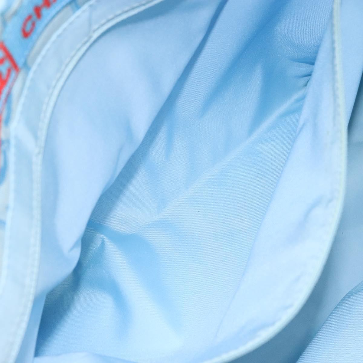 Chanel Travel Line Tote Nylon, BLUE, NYLON, Tote bag