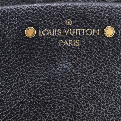 Louis Vuitton Sorbonne Backpack Pins Monogram Empreinte Leather, BLACK, CANVAS, Backpack