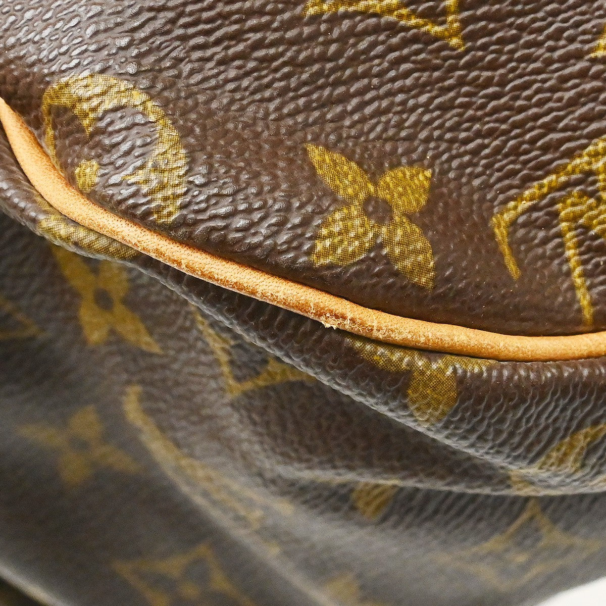 Louis Vuitton Saumur Handbag Monogram Canvas, Brown, Canvas, Shoulder Bag