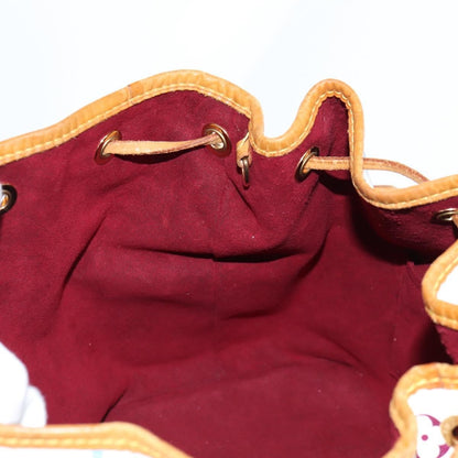 Louis Vuitton Petit Noe Handbag Monogram Multicolor, WHITE, CANVAS, Handbag