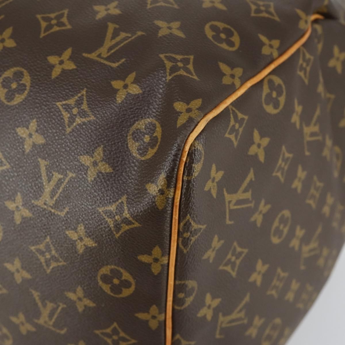 Louis Vuitton Keepall Bag Monogram Canvas, BROWN, CANVAS, Travel bag