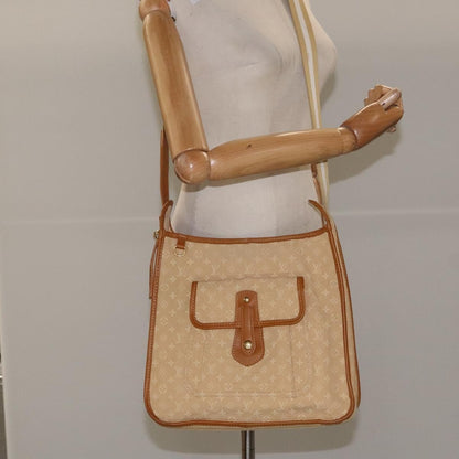 Louis Vuitton Mary Kate Messenger Bag Mini Lin, BEIGE, CANVAS, Crossbody bag