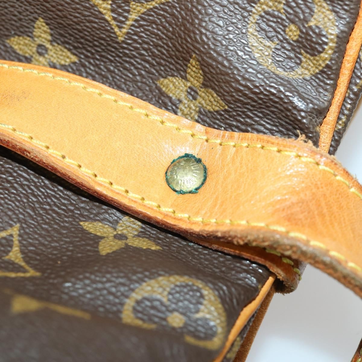 Louis Vuitton Saumur Handbag Monogram Canvas, BROWN, CANVAS, Shoulder bag