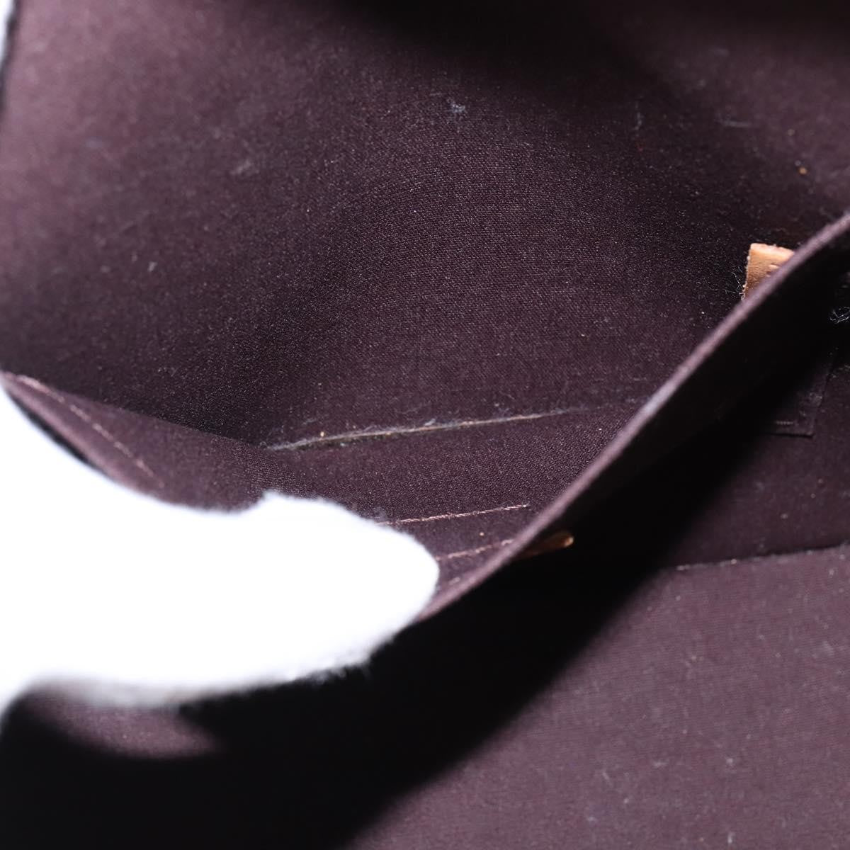 Louis Vuitton Bellflower Handbag Monogram Vernis, BURGUNDY, PATENT_LEATHER, Shoulder bag