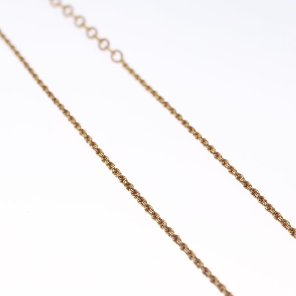 Christian Dior CD Pendant Necklace Metal, GOLD, METAL, Necklace