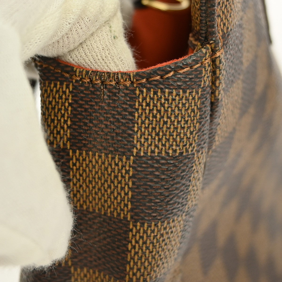 Louis Vuitton Parioli Handbag Damier, BROWN, CANVAS, Shoulder bag