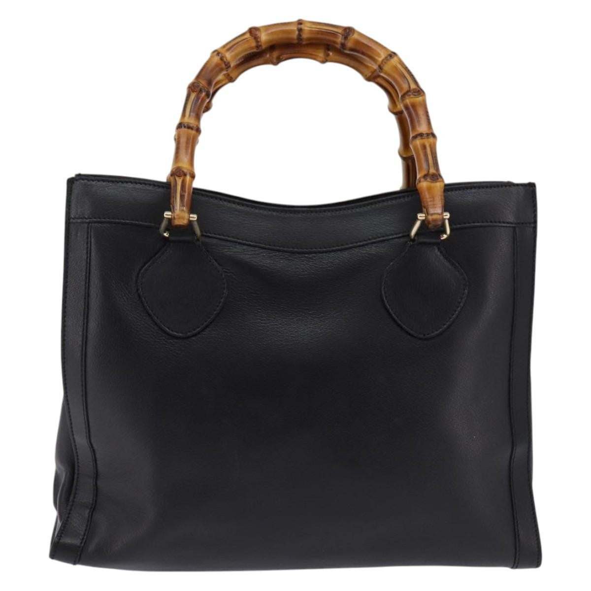 Gucci Diana NM Bamboo Handle Tote Leather, GOLD, LEATHER, Tote bag