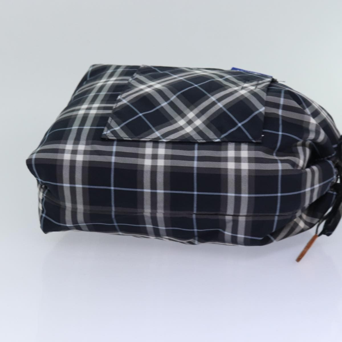 Burberry Nova Check Blue Label Nylon, Black, Nylon, Clutch