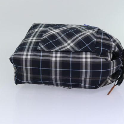 Burberry Nova Check Blue Label Nylon, Black, Nylon, Clutch