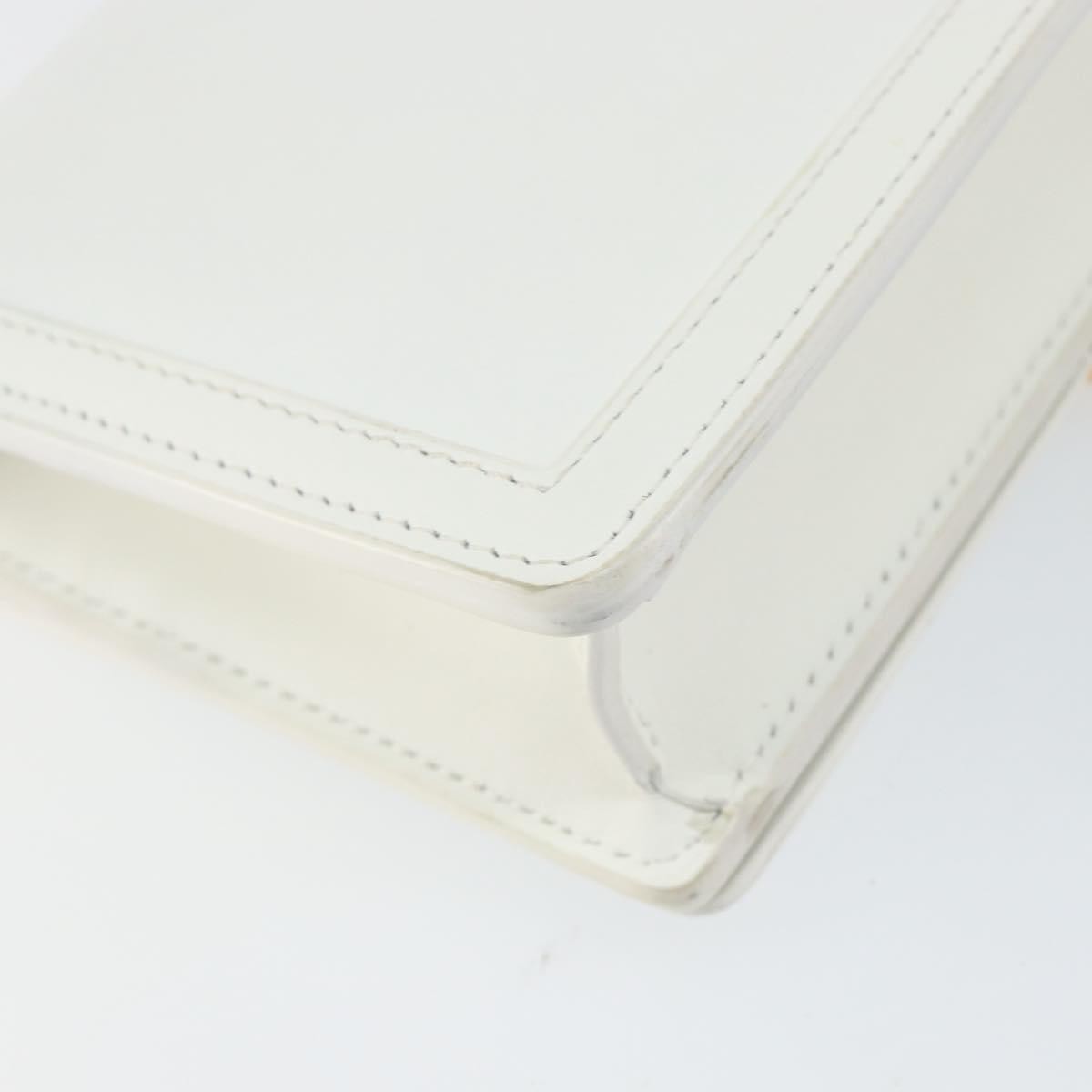 Versace Greca Goddess Wallet on Chain Leather, WHITE, LEATHER, Wallets