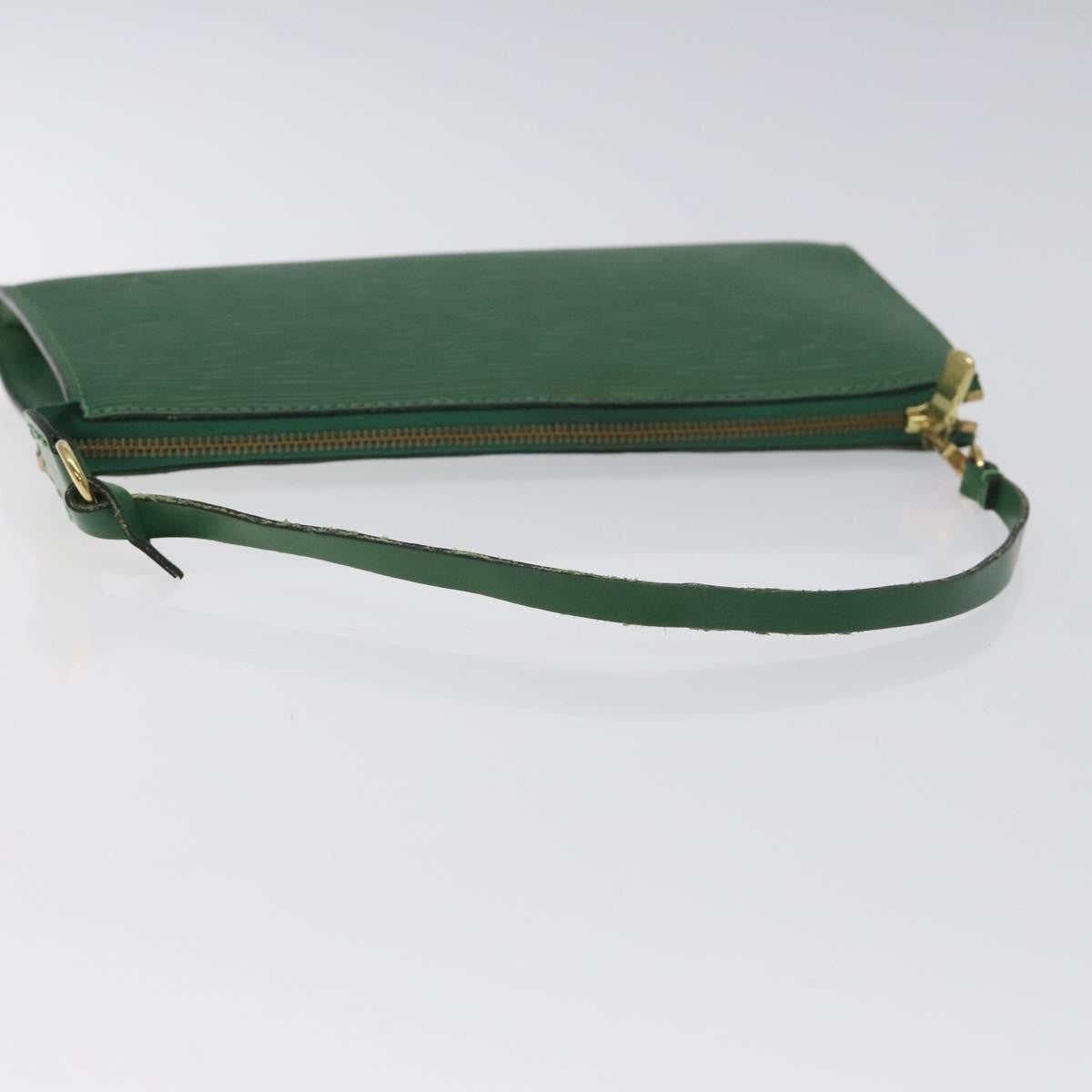 Louis Vuitton Petite Noe Handbag Monogram Canvas, GREEN, LEATHER, Clutche & pouche