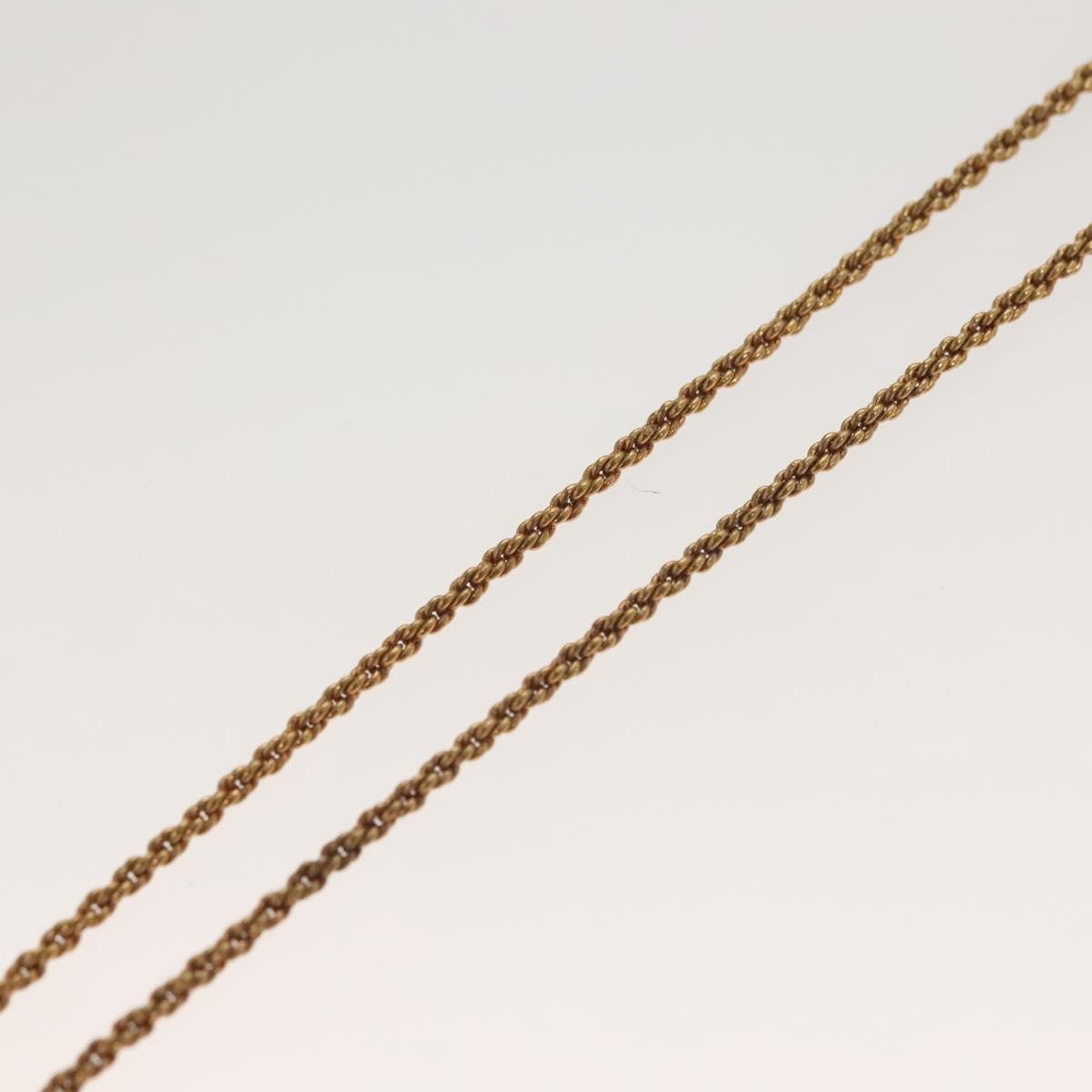 Christian Dior Vintage Dior Logo Necklace Metal, GOLD, METAL, Necklace