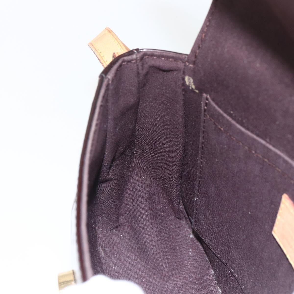 Louis Vuitton Bellflower Handbag Monogram Vernis, PURPLE, PATENT_LEATHER, Shoulder bag