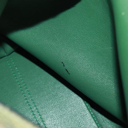 Loewe Avenue Crossbody Leather, GREEN, LEATHER, Shoulder bag