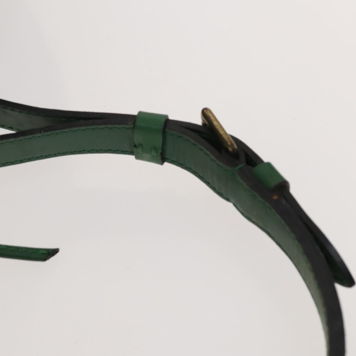 Louis Vuitton Petit Noe Handbag Epi Leather, GREEN, LEATHER, Shoulder bag