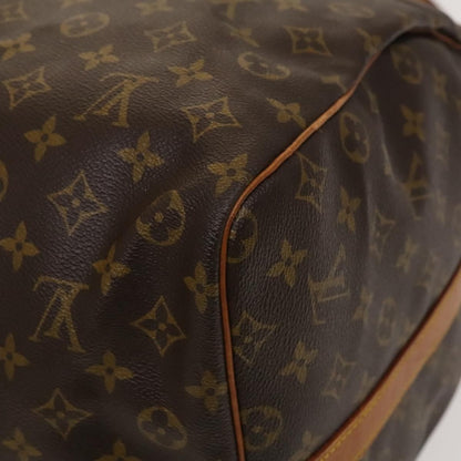 Louis Vuitton Keepall Bandouliere Bag Monogram Canvas, BROWN, CANVAS, Travel bag