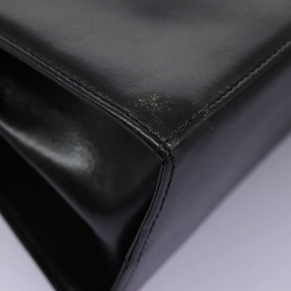 Salvatore Ferragamo Gancini Convertible Top Handle Bag Leather, BLACK, LEATHER, Handbag