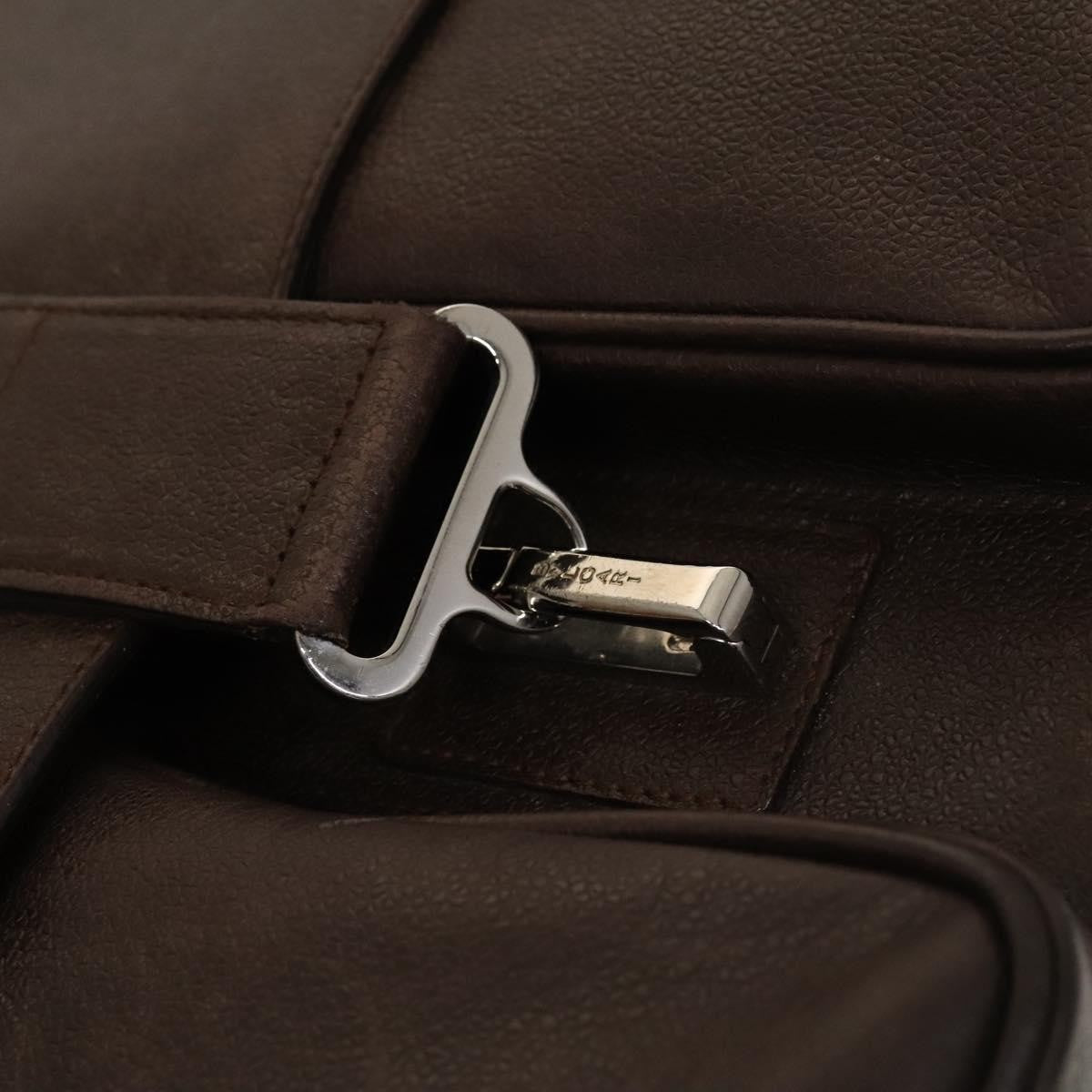 Bvlgari Flap shoulder Bag Leather, Brown, Leather, Shoulder Bag