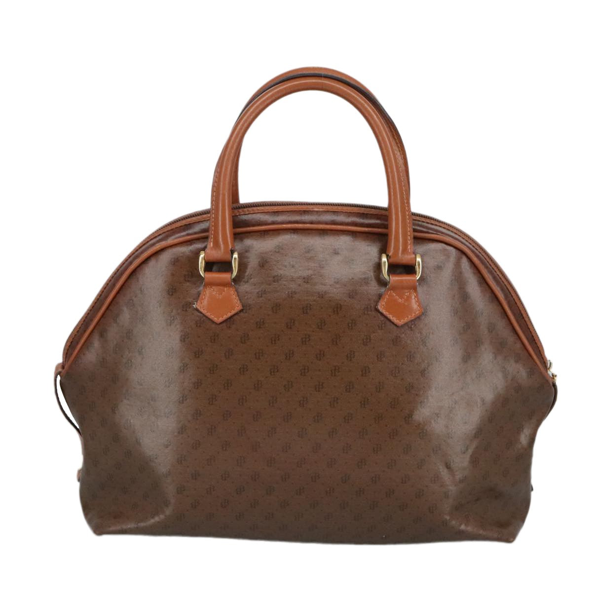 Bally Vintage Tote Bag Canvas, BROWN, CANVAS, Tote bag