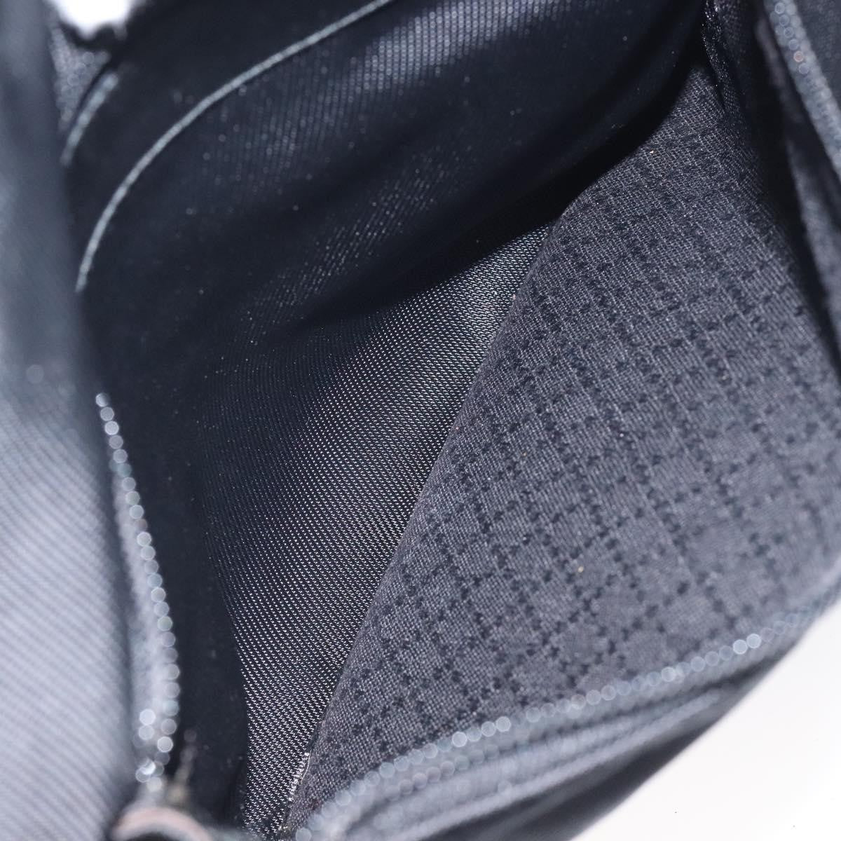 Gucci Vintage Bamboo Shoulder Bag Nylon, BLACK, NYLON, Shoulder bag