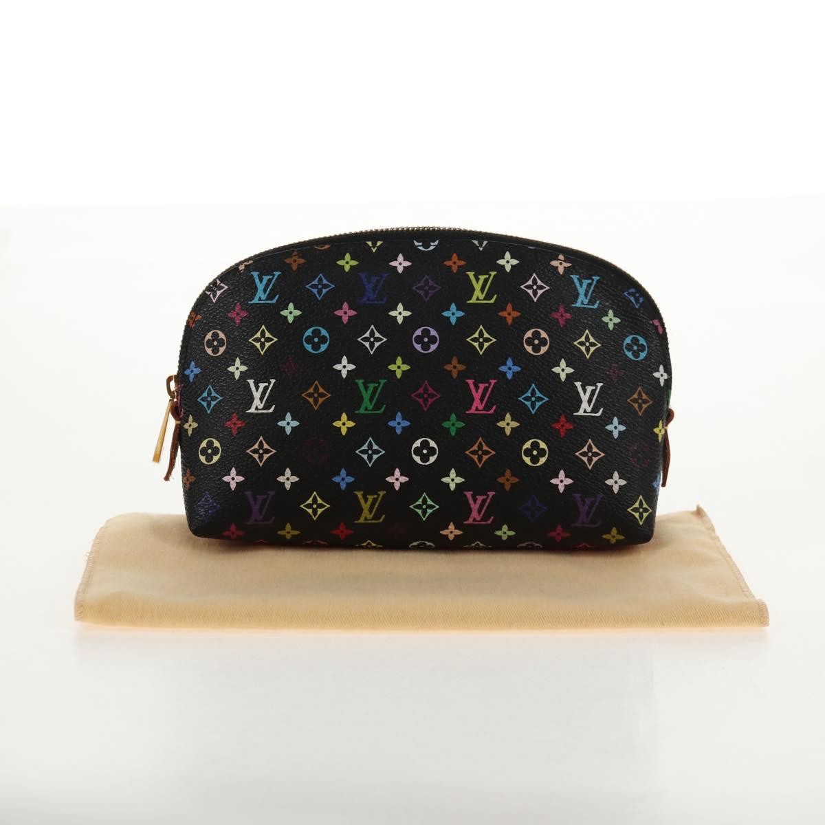 Louis Vuitton Cosmetic Pouch Monogram Multicolor, MULTICOLOUR, CANVAS, Toiletry Case