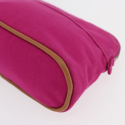 Hermes Bolide Travel Pouch Canvas, Pink, Canvas, Clutch
