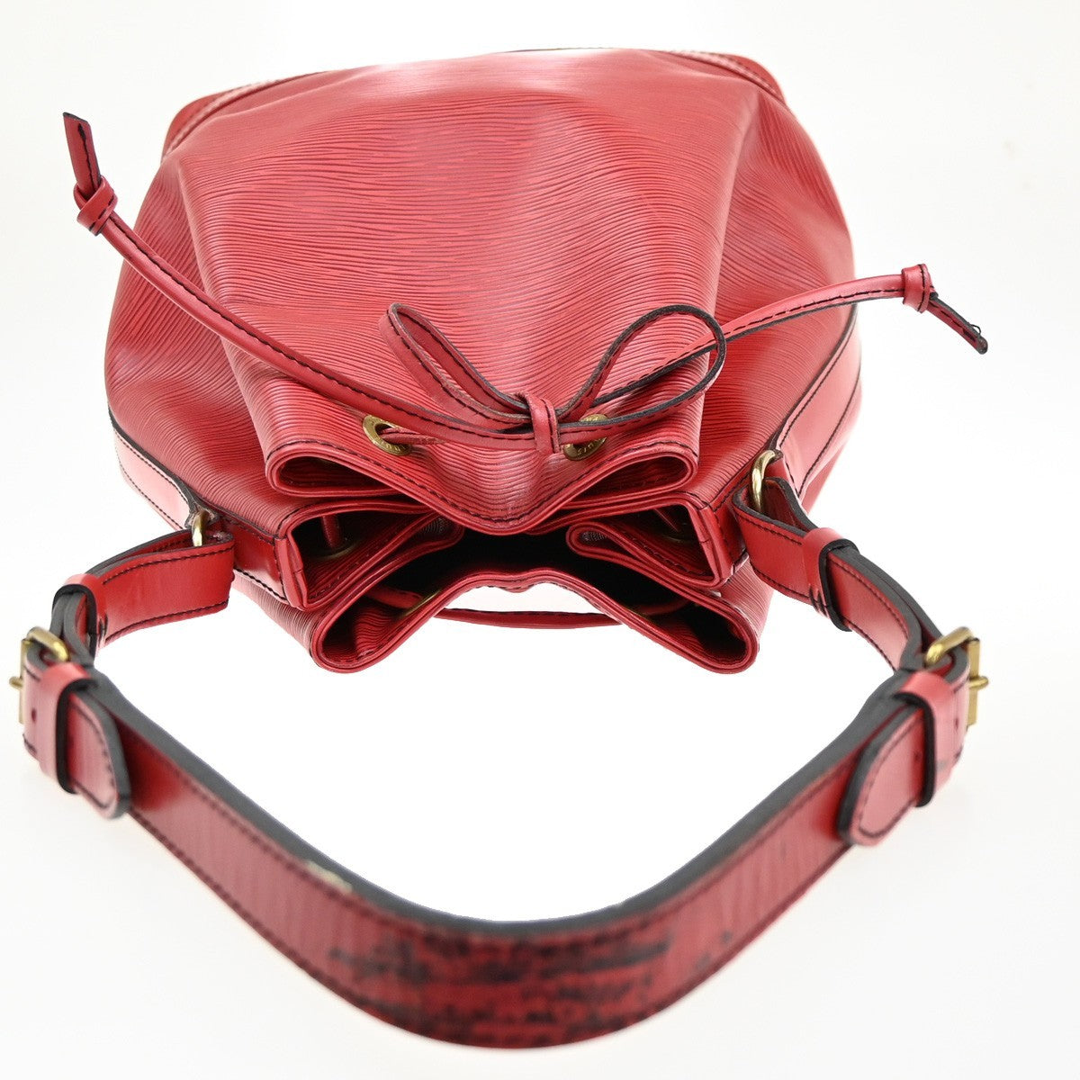 Louis Vuitton Noe Handbag Epi Leather, RED, LEATHER, Handbag