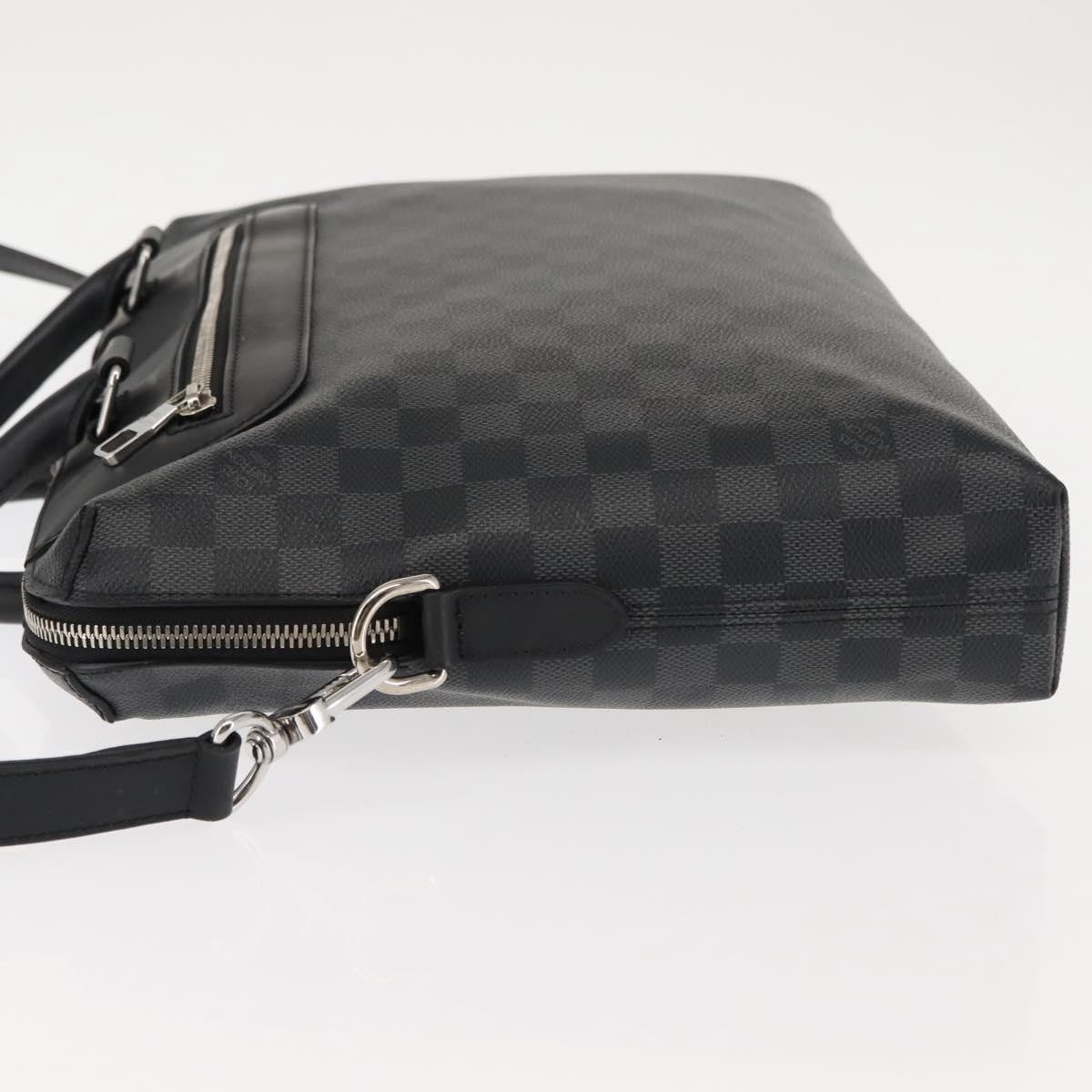 Louis Vuitton Porte-Documents Jour NM Bag Damier Graphite, BLACK, CANVAS, Briefcase