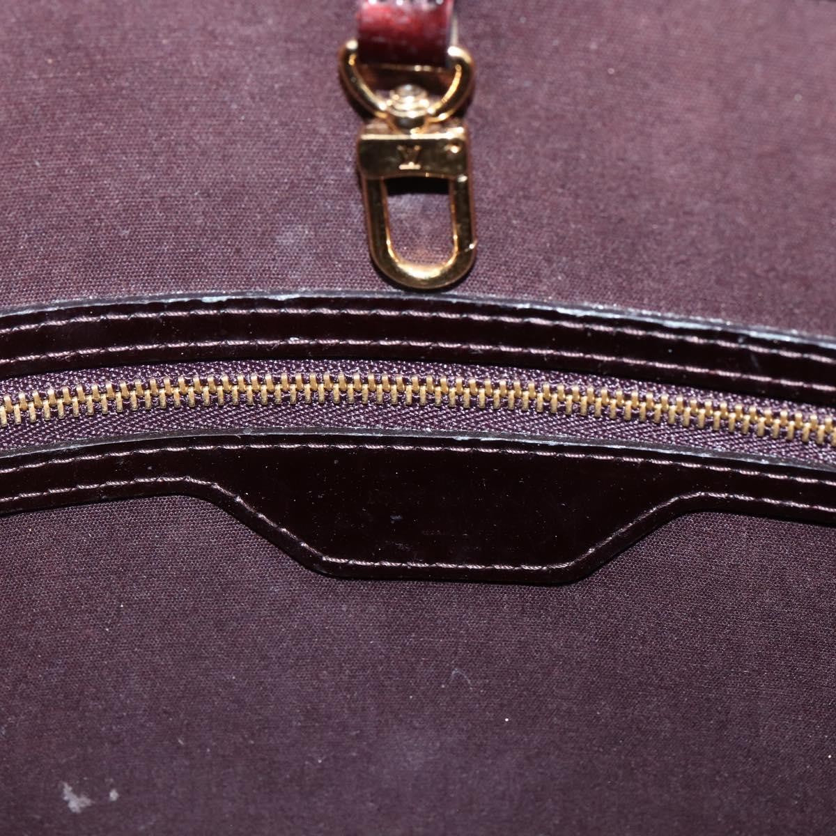 Louis Vuitton Avalon Handbag Monogram Vernis, PURPLE, PATENT_LEATHER, Tote bag