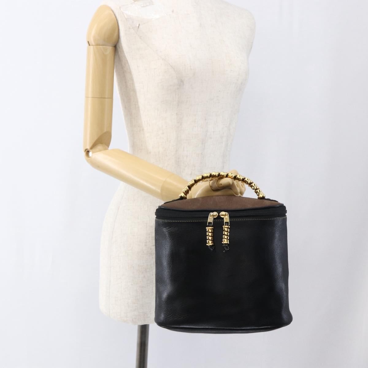 Loewe Vintage Velazquez Top Handle Bag Leather, BLACK, LEATHER, Handbag