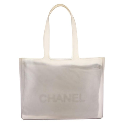Chanel Jelly Tote Rubber, GRAY, RUBBER, Tote bag