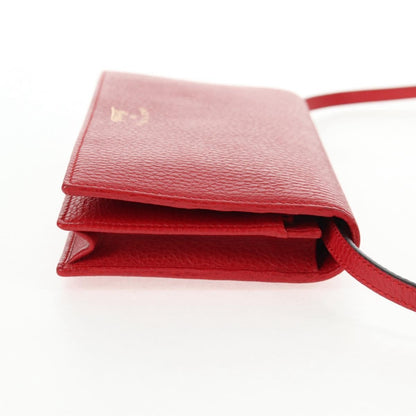 Gucci Wallet on Strap Leather, RED, LEATHER, Wallets
