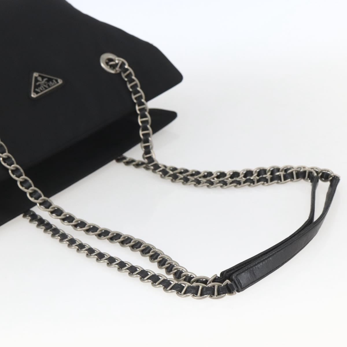 Prada Vintage Shoulder Bag Tessuto, BLACK, NYLON, Shoulder bag