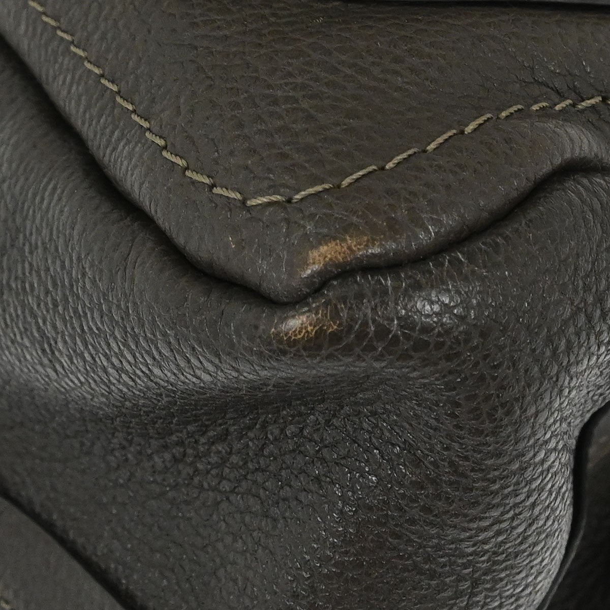 Chloe Paraty Top Handle Bag Leather, BROWN, LEATHER, Handbag